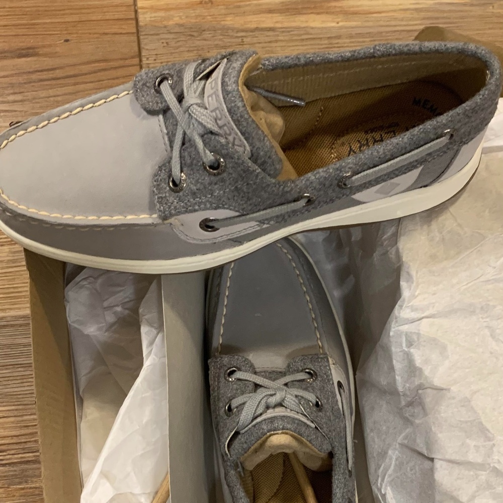 New Sperry Bluefish smoked pearl  shoes size 5